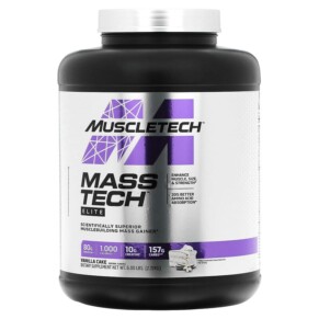 MuscleTech Mass Tech Elite Vanilla Cake 6 lbs (2.72 kg) 631656716917