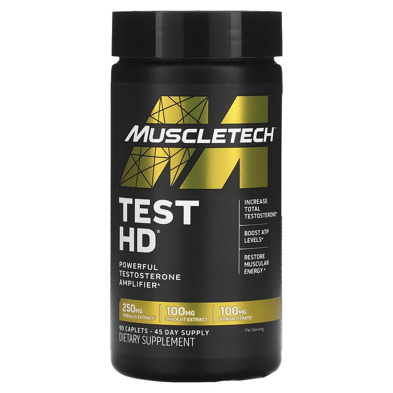 MuscleTech Test HD Powerful Testosterone Amplifier 90 Caplets 1 MuscleTech Test HD Powerful Testosterone Amplifier 90 Caplets 631656604092