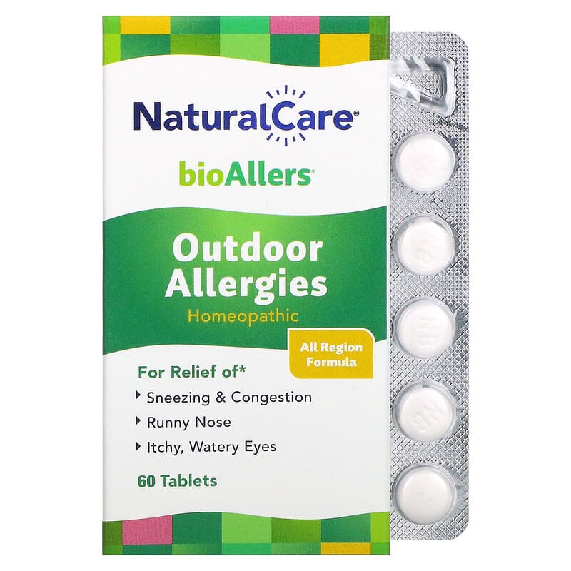 NatraBio BioAllers Allergy Treatment Outdoor Allergy 60 Tablets 1 NatraBio BioAllers Allergy Treatment Outdoor Allergy 60 Tablets 371400711606