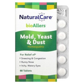 NatraBio BioAllers Mold Yeast & Dust 60 Tablets 371400710609