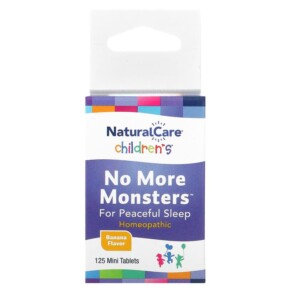 NatraBio Children's No More Monsters Banana 125 Mini Tablets 701619178493