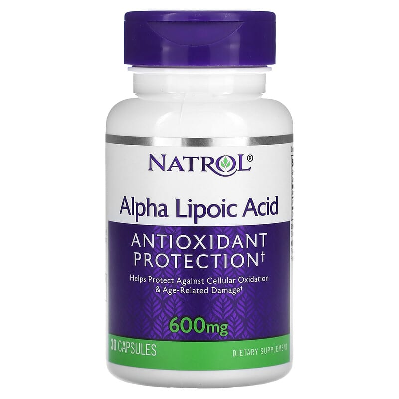 Natrol Alpha Lipoic Acid 600 mg 30 Capsules 1 Natrol Alpha Lipoic Acid 600 mg 30 Capsules 047469044725