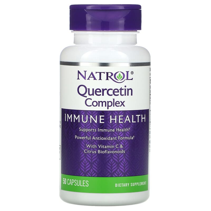 Natrol Quercetin Complex 50 Capsules 1 Natrol Quercetin Complex 50 Capsules 047469009083