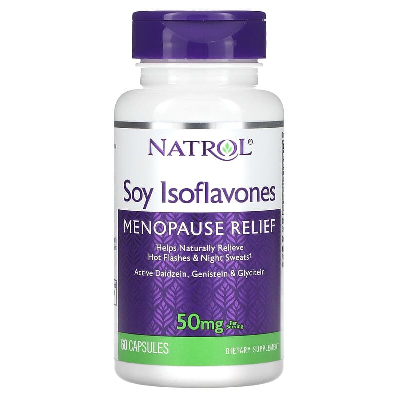 Natrol Soy Isoflavones 50 mg 60 viên 1 Natrol Soy Isoflavones 10 mg 60 Capsules 047469009250