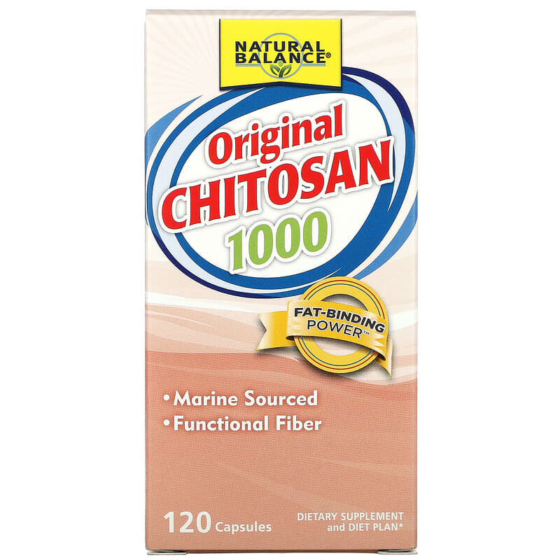 Natural Balance Original Chitosan 250 mg 120 viên 1 Natural Balance Original Chitosan 250 mg 120 Capsules 047868212602