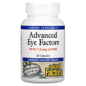 Natural Factors Advanced Eye Factors 60 Capsules 068958035345