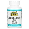 Natural Factors Alpha-Lipoic Acid 400 mg 60 Capsules 068958021010