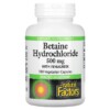 Natural Factors Betaine Hydrochloride with Fenugreek 500 mg 180 Vegetarian Capsules 3 Natural Factors Betaine Hydrochloride with Fenugreek 500 mg 180 Vegetarian Capsules 068958017211