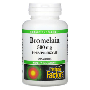 Natural Factors Bromelain 500 mg 90 Capsules 068958017358