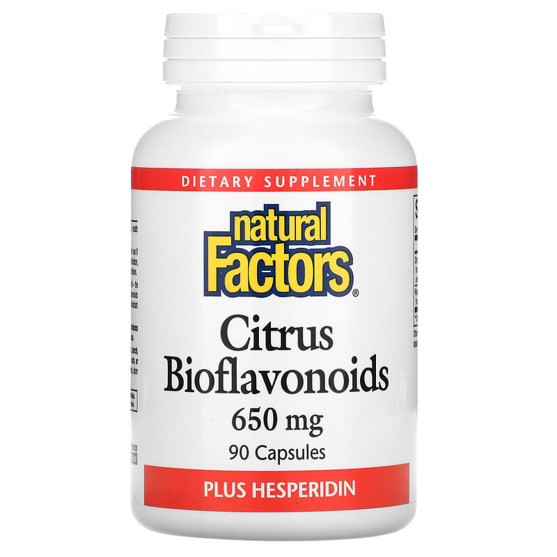Natural Factors Citrus Bioflavonoids Plus Hesperidin 650 mg 90 viên 1 Natural Factors Citrus Bioflavonoids Plus Hesperidin 650 mg 90 Capsules 068958013800
