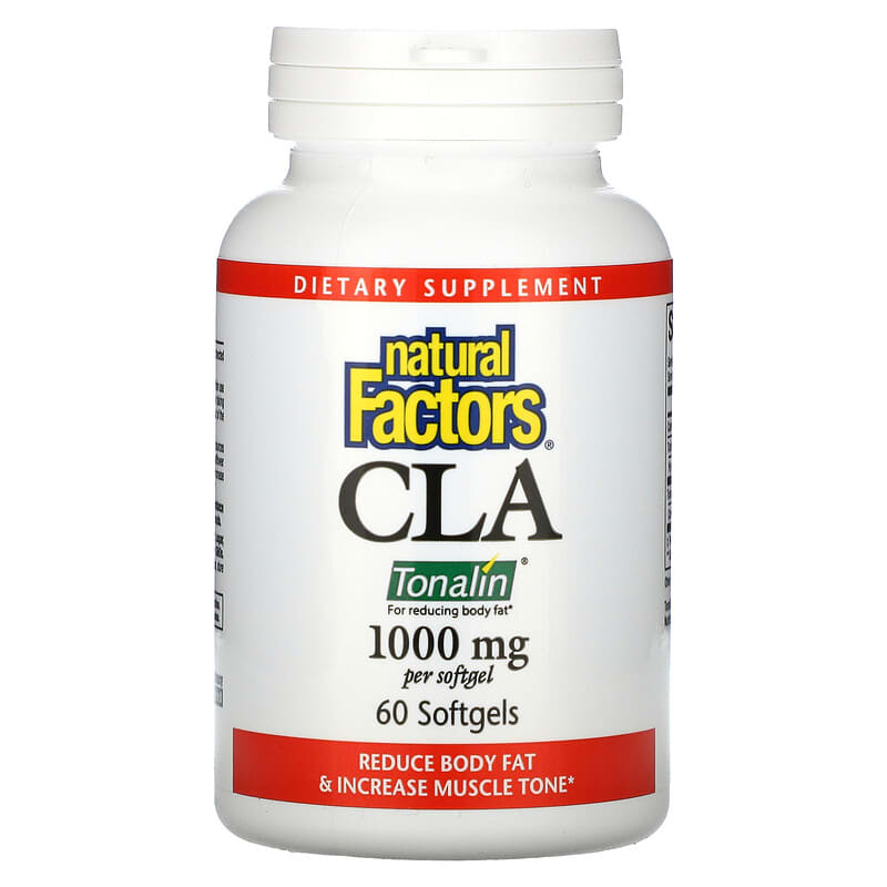 Natural Factors CLA 1.000 mg 60 Softgels 1 Natural Factors CLA 1.000 mg 60 Softgels 068958020457