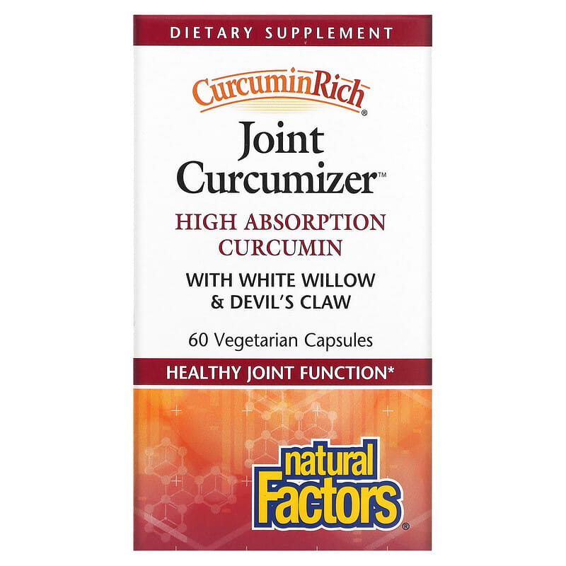 Natural Factors CurcuminRich Joint Curcumizer 60 Vegetarian Capsules 1 Natural Factors CurcuminRich Joint Curcumizer 60 Vegetarian Capsules 068958045542