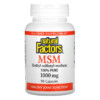 Natural Factors MSM 1.000 mg 90 Capsules 3 Natural Factors MSM 1.000 mg 90 Capsules 068958026527