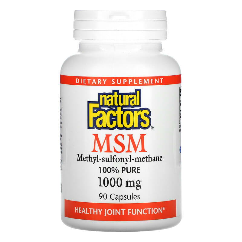 Natural Factors MSM 1.000 mg 90 Capsules 1 Natural Factors MSM 1.000 mg 90 Capsules 068958026527