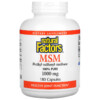 Natural Factors MSM Methyl-Sulfonyl-Methane 1.000 mg 180 Capsules 3 Natural Factors MSM Methyl-Sulfonyl-Methane 1.000 mg 180 Capsules 068958026534