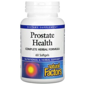 Natural Factors Prostate Health Complete Herbal Formula 60 Softgels 068958035123
