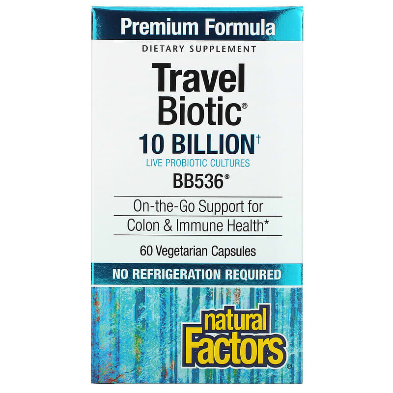 Natural Factors Travel Biotic BB536 10 Billion 60 Vegetarian Capsules 1 Natural Factors Travel Biotic BB536 10 Billion 60 Vegetarian Capsules 068958018126