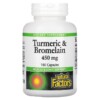 Natural Factors Turmeric & Bromelain 450 mg 180 Capsules 3 Natural Factors Turmeric & Bromelain 450 mg 180 Capsules 068958017396