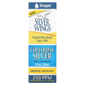 Natural Path Silver Wings Colloidal Silver 250 ppm 4 fl oz (120 ml) 613405220227