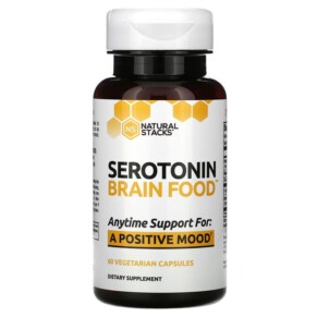 Natural Stacks Serotonin Brain Food 60 Vegetarian Capsules 673869563995