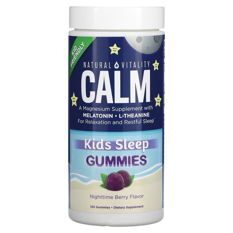 Natural Vitality CALM Kids Sleep Gummies Nighttime Berry 120 Gummies 1 Natural Vitality CALM Kids Sleep Gummies Nighttime Berry 120 Gummies 183405043831