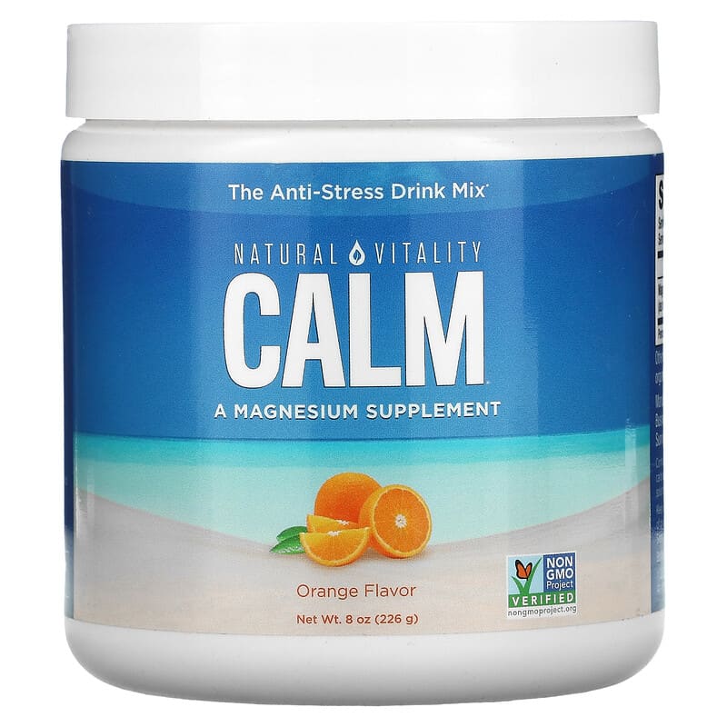 Natural Vitality CALM The Anti-Stress Drink Mix Orange 8 oz (226 g) 1 Natural Vitality CALM The Anti-Stress Drink Mix Orange 8 oz (226 g) 183405043510