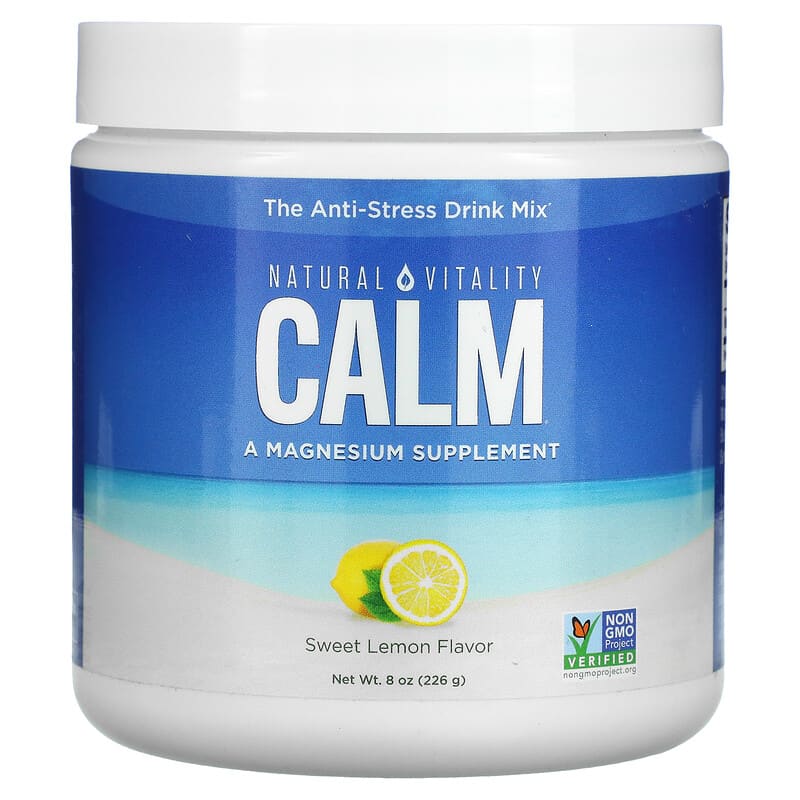 Natural Vitality CALM The Anti-Stress Drink Mix Sweet Lemon 8 oz (226 g) 1 Natural Vitality CALM The Anti-Stress Drink Mix Sweet Lemon 8 oz (226 g) 183405043527
