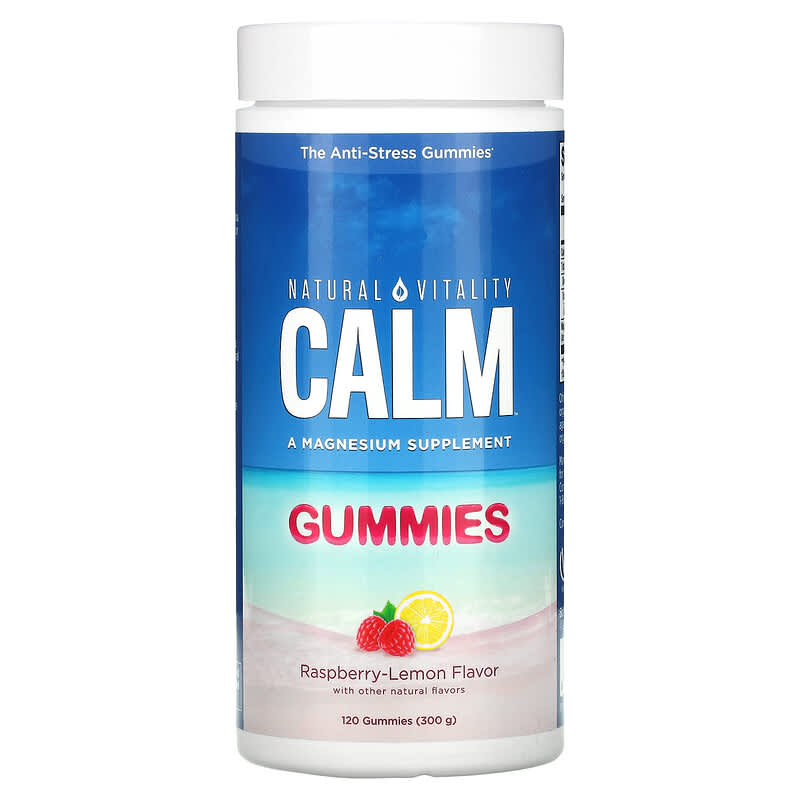 Natural Vitality CALM The Anti-Stress Gummies Raspberry-Lemon 120 Gummies 1 Natural Vitality CALM The Anti-Stress Gummies Raspberry-Lemon 120 Gummies 875534002406