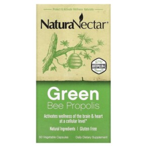 NaturaNectar Green Bee Propolis 60 Vegetable Capsules 837654326541