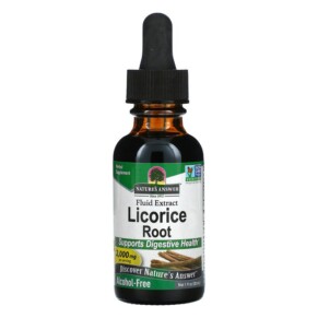 Nature's Answer Licorice Root Fluid Extract Alcohol-Free 2.000 mg 1 fl oz (30 ml) 083000006401