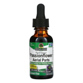 Nature's Answer Passionflower Aerial Parts Fluid Extract Alcohol-Free 2.000 mg 1 fl oz (30 ml) 083000006548