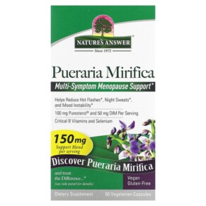 Nature's Answer Pueraria Mirifica 150 mg 60 Vegetarian Capsules 083000261879