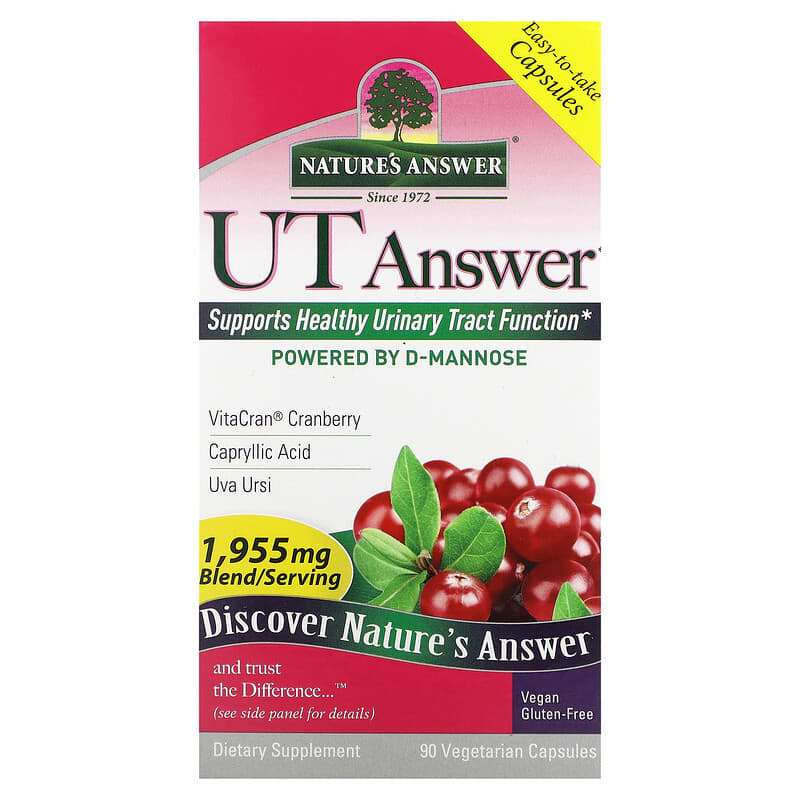 Nature's Answer UT Answer 651.66 mg 90 Vegetarian Capsules 1 Nature's Answer UT Answer 651.66 mg 90 Vegetarian Capsules 083000263750