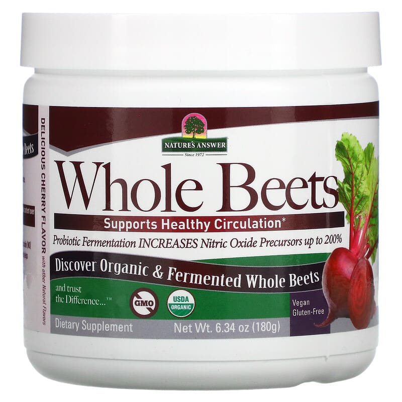 Nature's Answer Whole Beets 6.34 oz (180 g) 1 Nature's Answer Whole Beets 6.34 oz (180 g) 083000269103