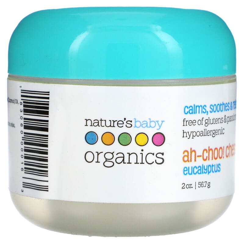 Nature's Baby Organics Ah-Choo! Chest Rub Eucalyptus 2 oz (56.7 g) 1 Nature's Baby Organics Ah-Choo! Chest Rub Eucalyptus 2 oz (56.7 g) 183060000163