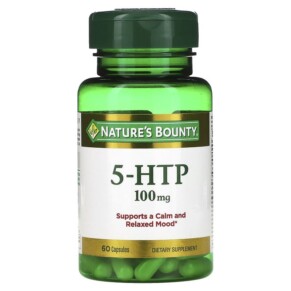Nature's Bounty 5-HTP 100 mg 60 Capsules 074312053153