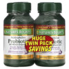 Nature's Bounty Acidophilus Probiotic Twin Pack 100 Tablets Each 3 Nature's Bounty Acidophilus Probiotic Twin Pack 100 Tablets Each 074312307096