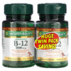 Nature's Bounty B-12 Twin Pack Naturally Cherry Flavor 5,000 mcg 40 Quick Dissolve viên Each 2 Nature's Bounty B-12 Naturally Cherry 5.000 mcg Twin Pack 40 Quick Dissolve Tablets Each 074312793431