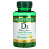 Nature's Bounty D3 25 mcg (1000 IU) 250 Rapid Release Softgels 2 Nature's Bounty D3 25 mcg (1000 IU) 250 Rapid Release Softgels 074312156069