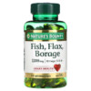 Nature's Bounty Fish Flax Borage 1,200 mg 72 Rapid Release Softgels 3 Nature's Bounty Fish Flax Borage 1.200 mg 72 Rapid Release Softgels 074312101519