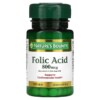 Nature's Bounty Folic Acid 800 mcg 250 Tablets 074312028434