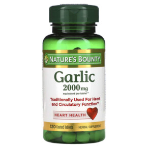 Nature's Bounty Garlic 2.000 mg 120 Coated Tablets 074312416828