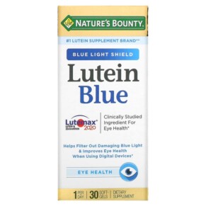 Nature's Bounty Lutein Blue 30 Softgels 074312763922