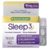 Nature's Bounty Sleep 3 Maximum Strength Drug-Free Sleep Aid 60 Tri-Layered Tablets 3 Nature's Bounty Sleep 3 Maximum Strength Drug-Free Sleep Aid 60 Tri-Layered Tablets 074312005268
