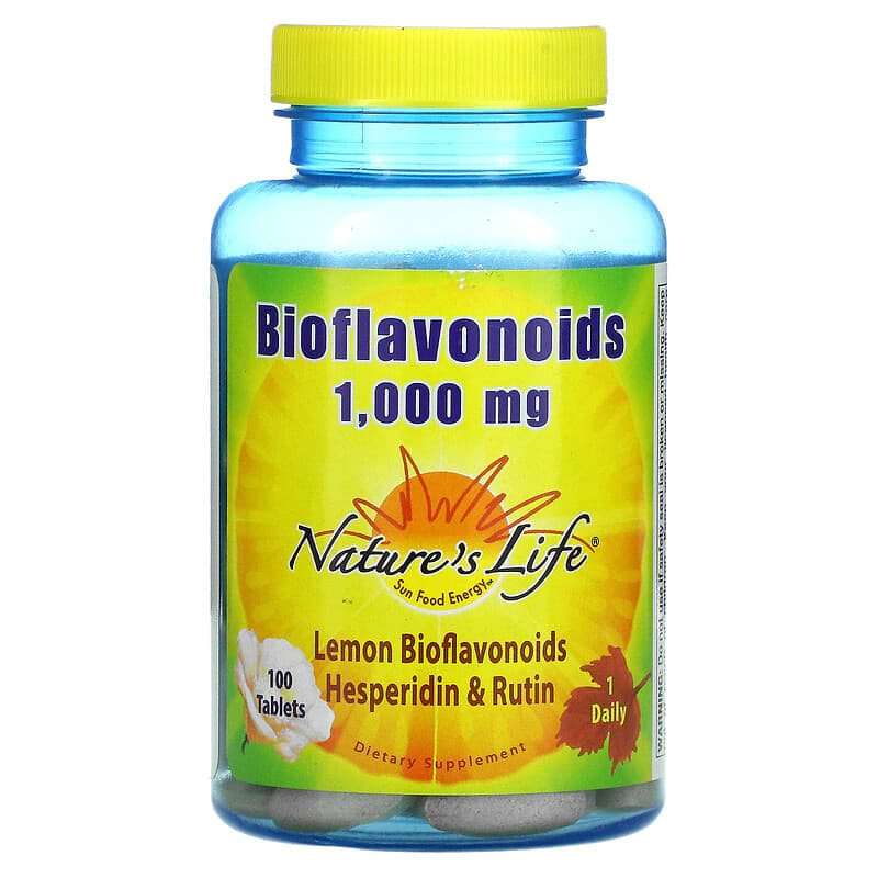Nature's Life Bioflavonoids 1.000 mg 100 Tablets 1 Nature's Life Bioflavonoids 1.000 mg 100 Tablets 040647001541