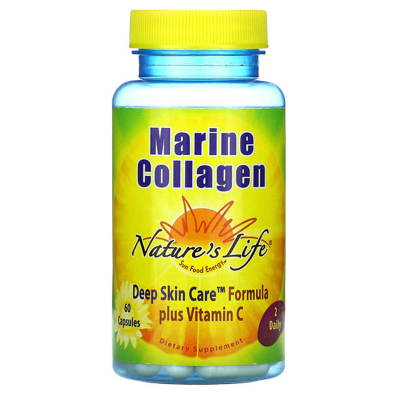 Nature's Life Marine Collagen 60 Capsules 1 Nature's Life Marine Collagen 60 Capsules 040647906679