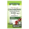 Nature's Truth Triple Strength Cranberry Concentrate Plus Vitamin C 15.000 mg 90 Quick Release Capsules 840093101082