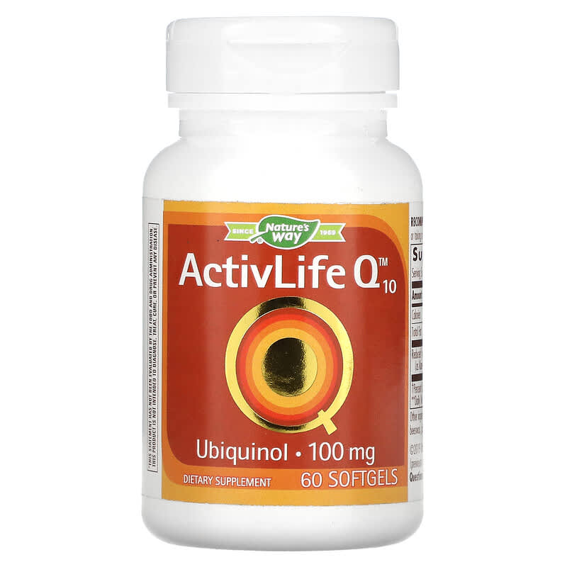Nature's Way ActivLife Q10 100 mg 60 Softgels 1 Nature's Way ActivLife Q10 100 mg 60 Softgels 763948065165