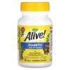 Nature's Way Alive! Diabetic Multivitamin 60 Tablets 2 Nature's Way Alive! Diabetic Multivitamin 60 Tablets 033674123713