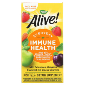 Nature's Way Alive! Immune Health 30 Softgels 033674132944